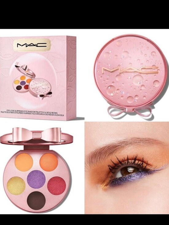 MAC Cosmetics Other - NIB MAC Holiday Eye Love Surprises Eye Shadow Palette x6 Bold Bows